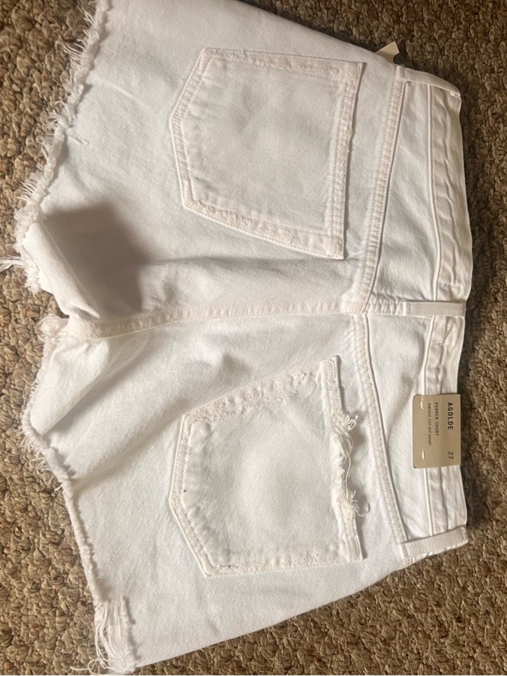 NWT Agolde Parker vintage cut off short - Picture 2 of 4